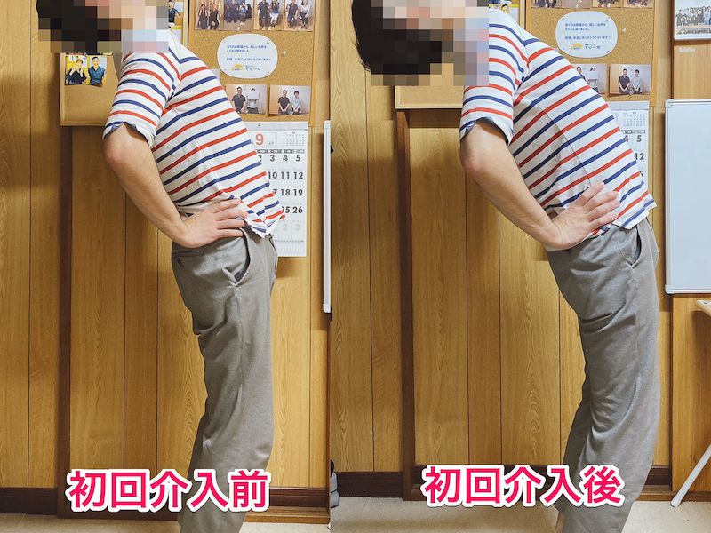 北区王子整体サロンてぃ〜だに来院された腰の痛みでお悩みの30代男性